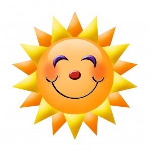 Image of smiling sun