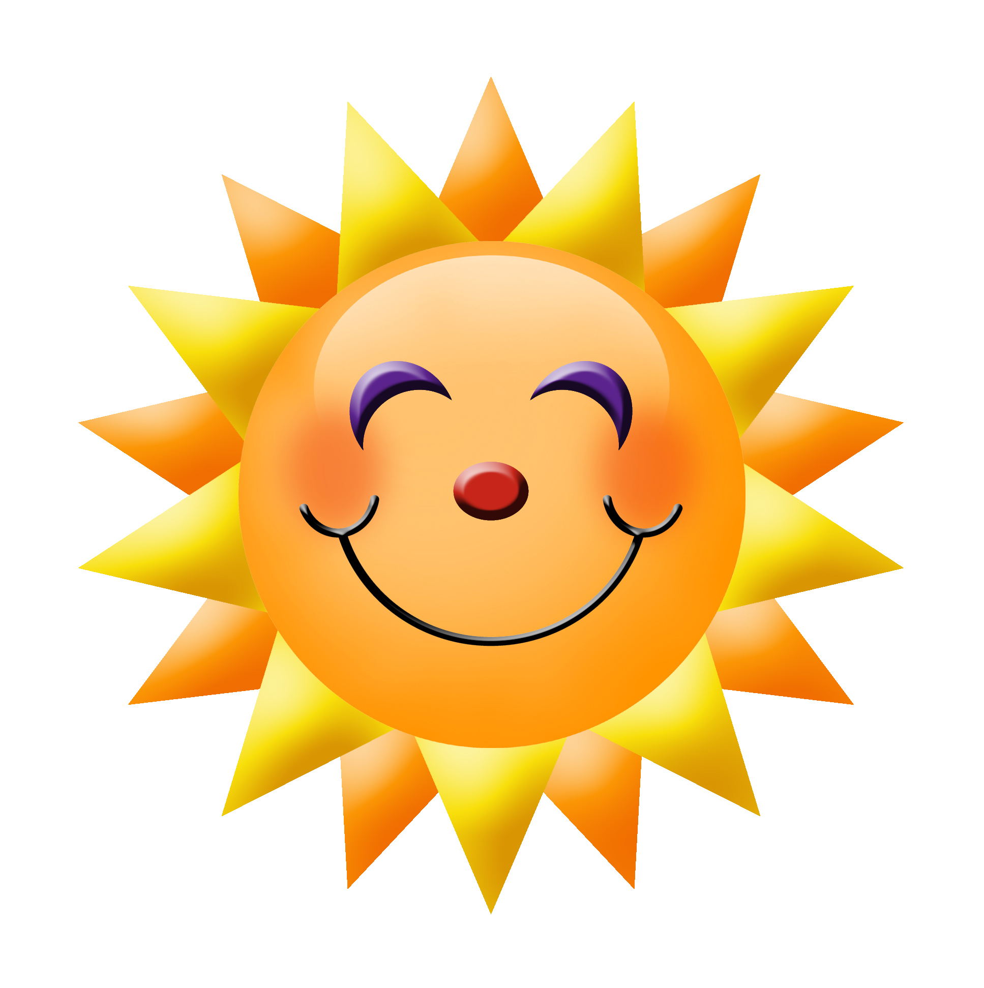 Image of smiling sun